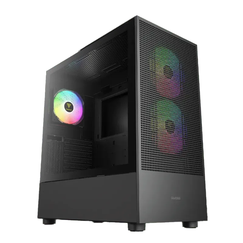 Gamdias TALOS E3 MESH Elite Gaming Case - Black