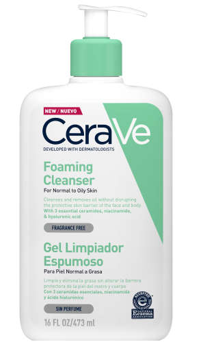 CeraVe Foaming Facial Cleanser For Normal To Oily Skin 473ml