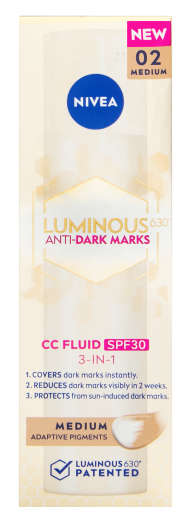 Nivea Luminous 630 3in1 Fluid SPF30 Medium 40ml