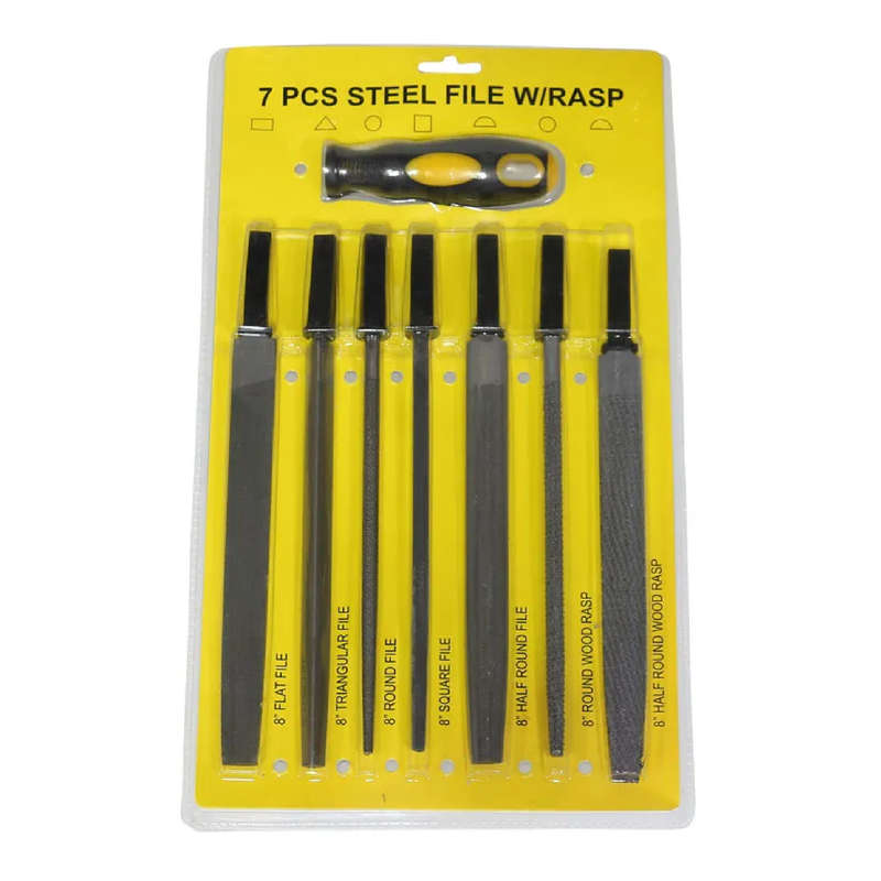 MAC AFRIC 7 PCS File Set with Rasp
