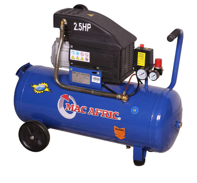 MAC AFRIC 50 Litre 1.5 KW (2 HP) 230 V Direct Drive Compressor