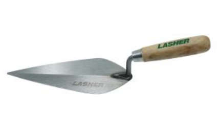 LASHER Pointing Trowel with Wood Handle (200 MM)