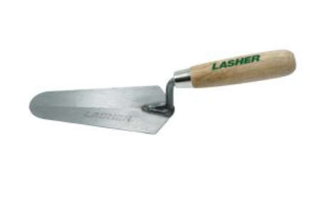LASHER Gauging Trowel with Wood Handle (150 MM)