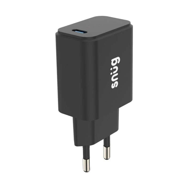 Snug 25W 1 Port PD Home Charger - Black