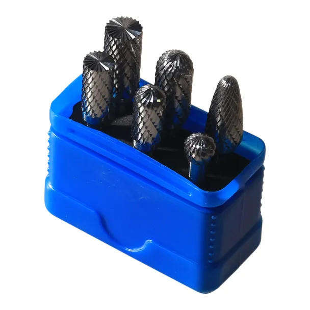 6 PCS Tungsten Carbide Burr Double Cut
