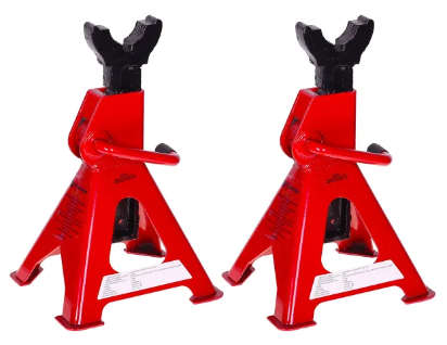 MAC AFRIC 6 Ton Heavy Duty Steel Jack Stands (with Anti-Sink Feet)