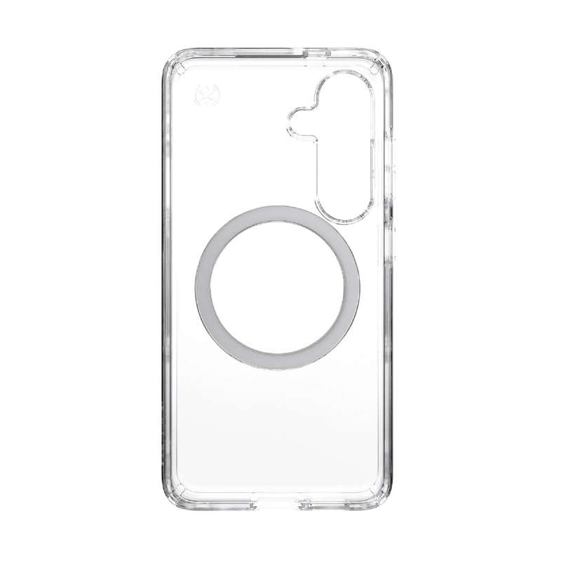Speck Presidio Perfect Clear Magnet Case for Samsung Galaxy S25  Clear & Chrome