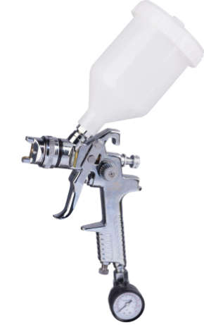 RONGPENG HVLP Gravity Feed Spray Gun with Regulator