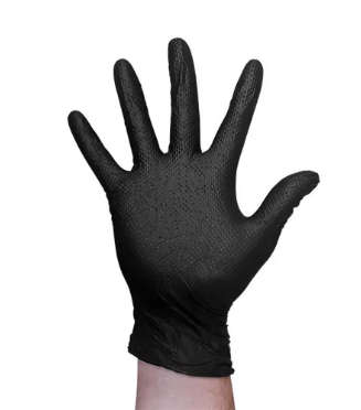 BULLDOG AUTO Nitril Disposable Glove, Finger Textured, 100/box
