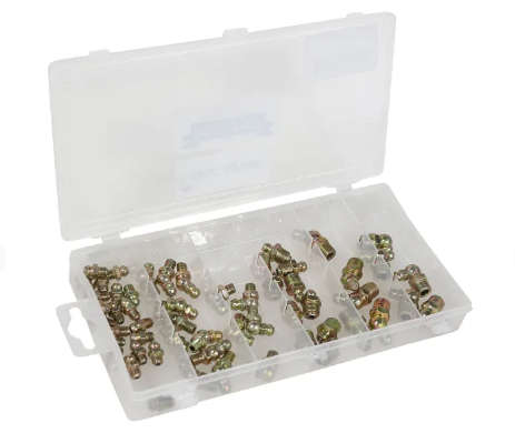 55 piece Universal Grease Nipple Fittings Set