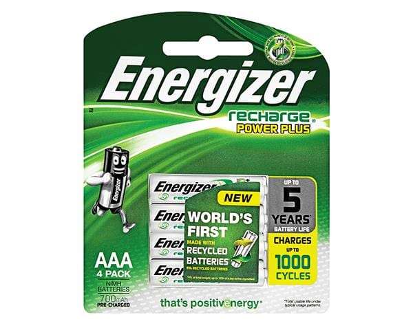 Energizer recharge power plus AAA (4 pack)