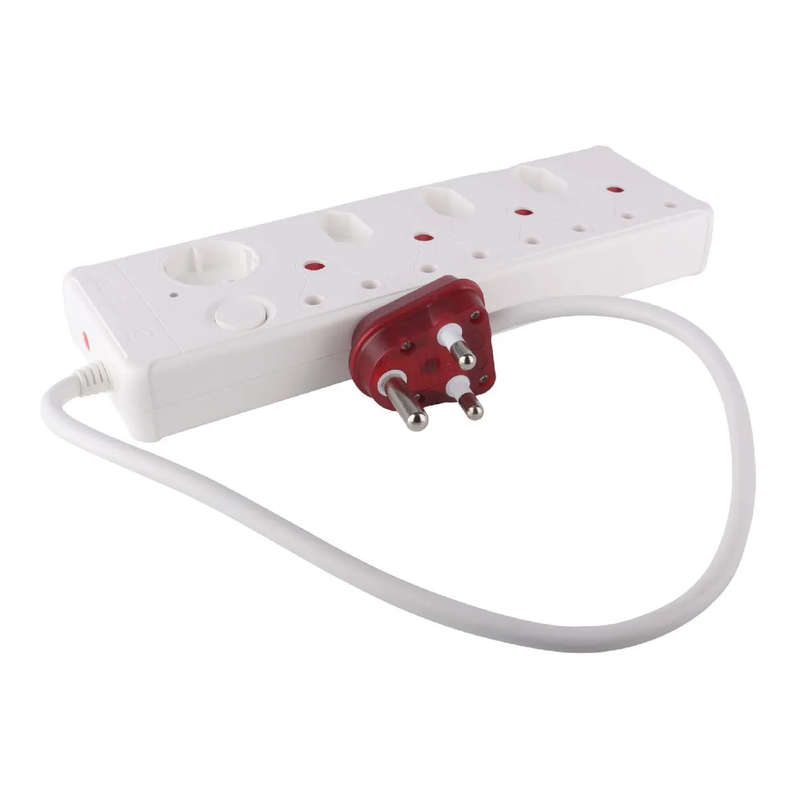 SWITCHED 8-Way High Surge Multiplug 0.5m