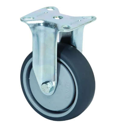 KEDLA Rubber and Castor Wheels - 100mm Rubber Fixed Wheel