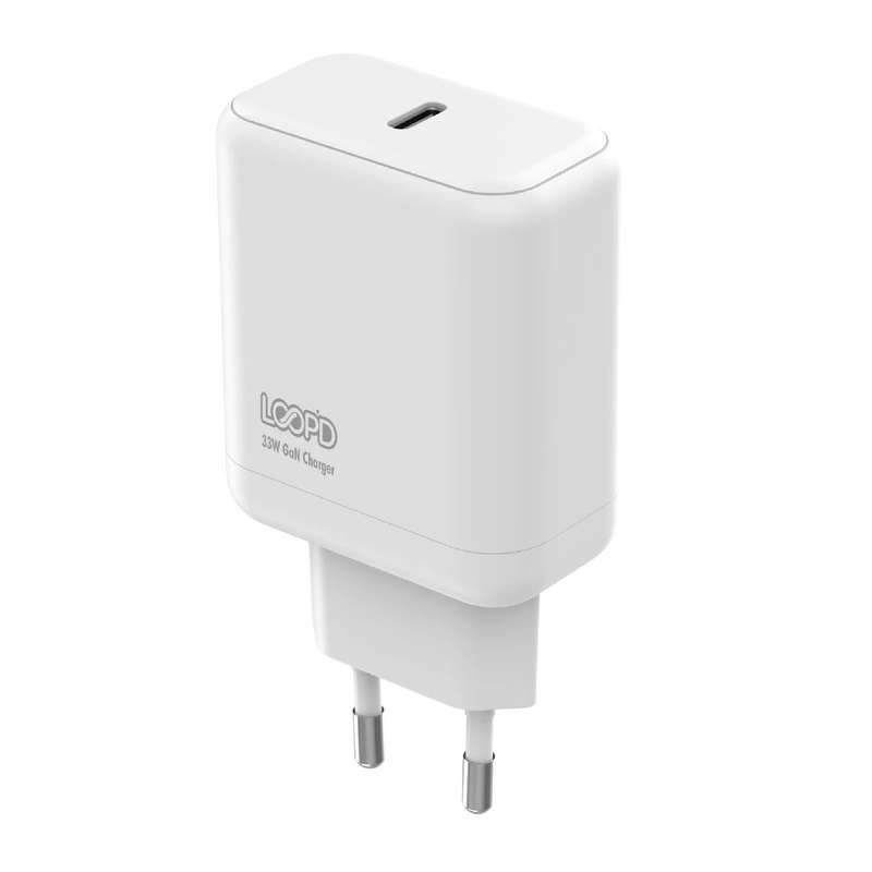 Loopd 1 Port PD Wall Charger 30W  White