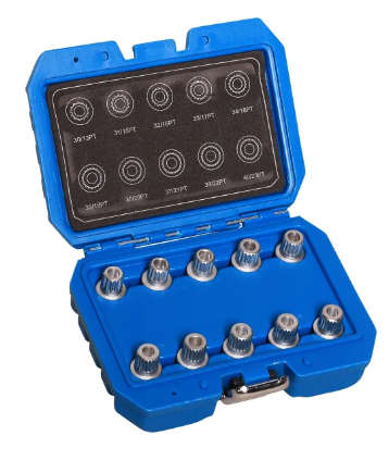 10 PCE BMW Wheel Lock Screw Socket Set (#30/13T - #40/23PT)