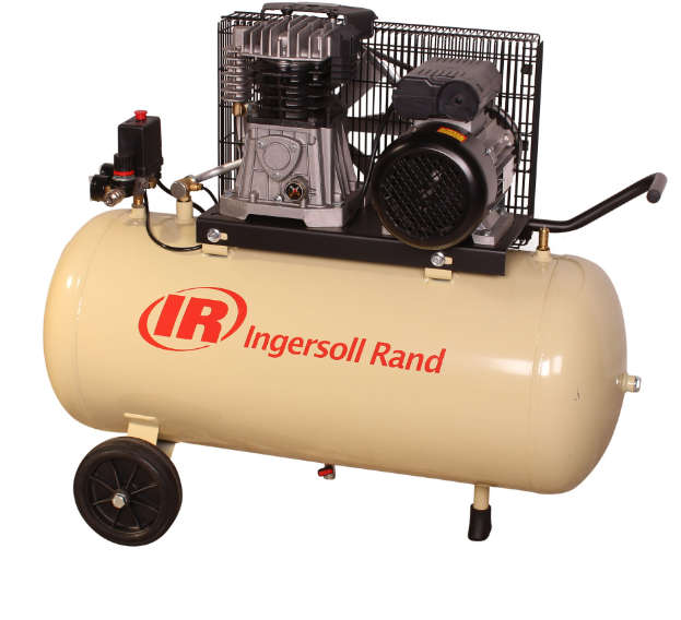 100L 1.5 KW (2 HP) 230 V Belt Driven Air Compressor