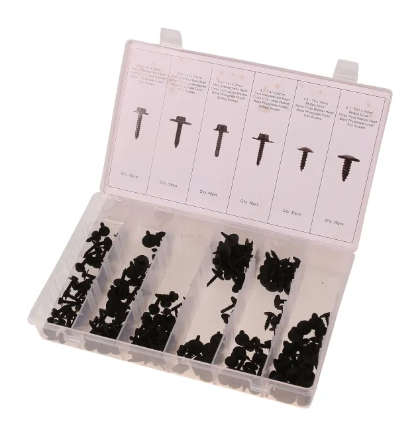 210 pce Black Trim Screw Assortment