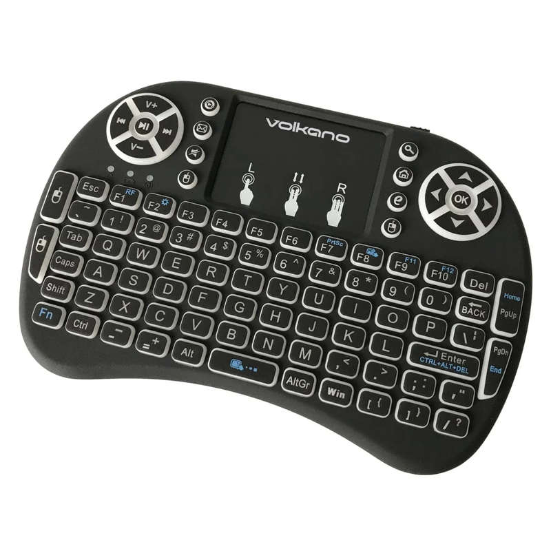 Volkano Smart TV Remote Control With Keyboard & Touchpad VK-20038-BK