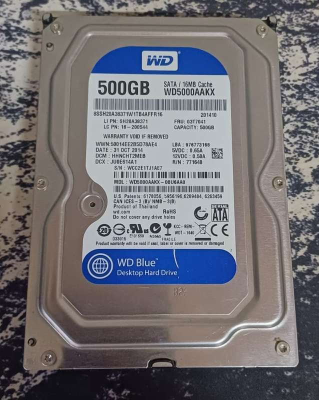 WD Blue 500GB HDD | Reliable Desktop Storage