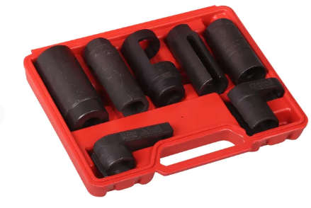 7 Piece Oxygen Sensor & Sending Unit Socket Set