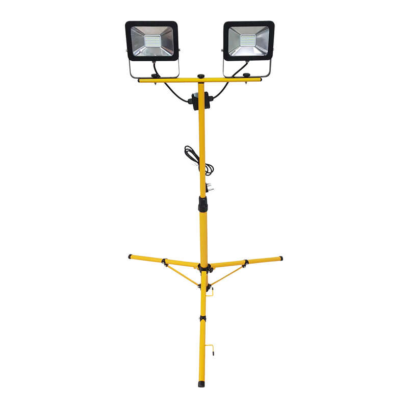 LED Floodlights with Stand 2 x 20 W