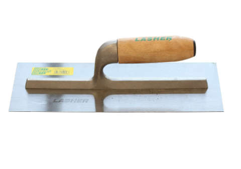 LASHER Plaster Trowel with Wood Handle (280 MM)