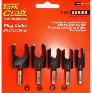 MAC AFRIC 5 PCS Plug Cutter Set