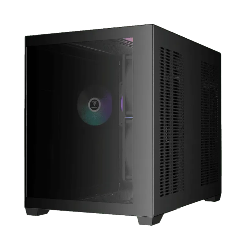 Gamdias AURA GC10M Gaming Case - Sleek Black Mid-Tower