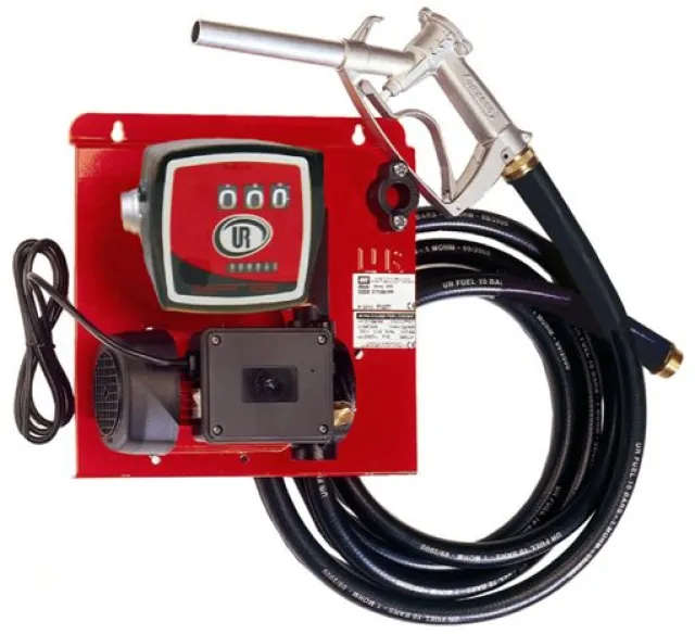 UR Renson SMT7000 Diesel Transfer Pump Combo. Hoze, Nozzle & Meter. Wall Mounted.