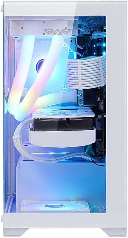 Armaggeddon Aquaron Advanced MicroATX Gaming Case - White
