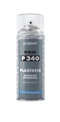 HB BODY 340 Plastofix 1K Plastic Adhesion Promotor, Transparent 400ml Aerosol
