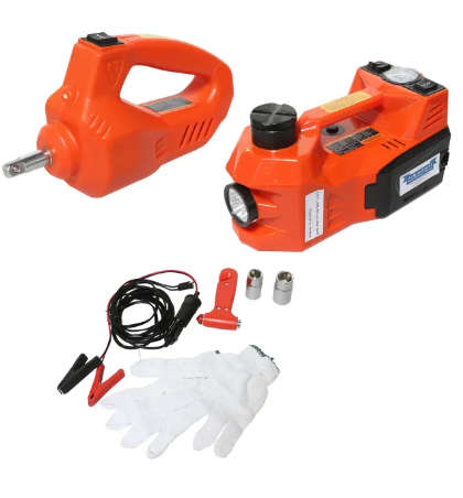 4-in-1 Car Jack Impact Wrench & Tyre Inflator