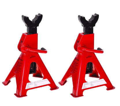 MAC AFRIC 3 Ton Heavy Duty Steel Jack Stands (with Anti-Sink Feet) Pair