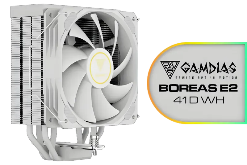 Gamdias BOREAS E2-410 WH: Premium CPU Cooler