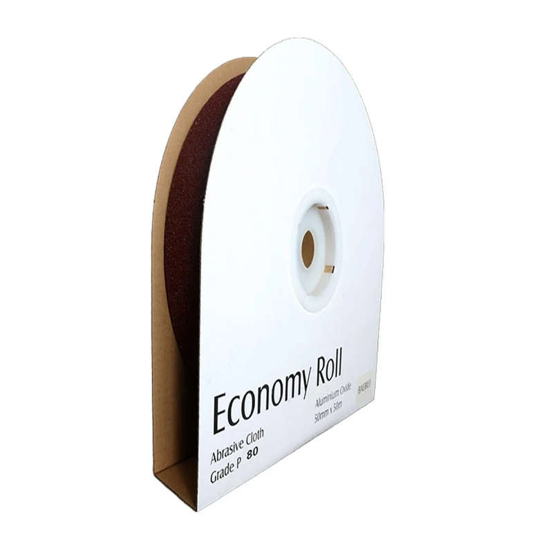 BULLDOG INDUSTRIAL Emery Cloth Roll, 50mmx50m