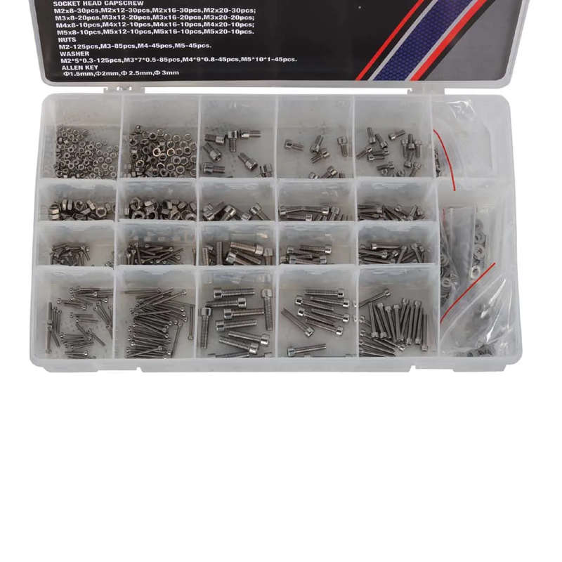 MAC AFRIC 880 PC Socket Head Cap Screw Assortment
