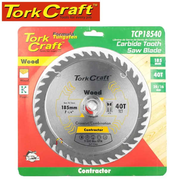 TORK CRAFT Circular Saw Blade 185 MM x 40T