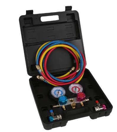 MAC AFRIC A/C Manifold Gauge Set for 134A REG Gas 1/2" Acme Fitting