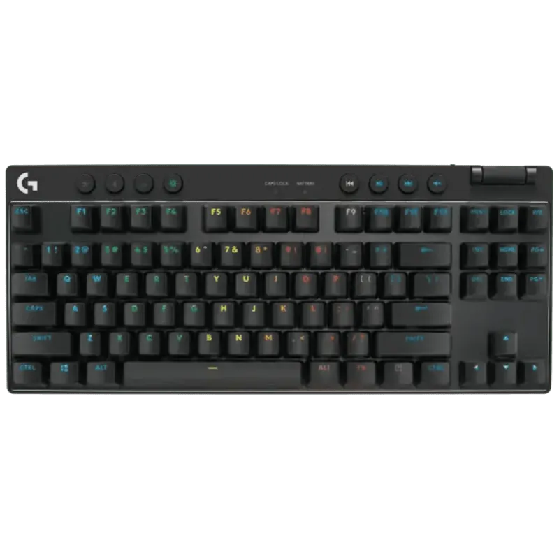 Logitech G PRO X TKL LIGHTSPEED Wireless Gaming Keyboard  Black
