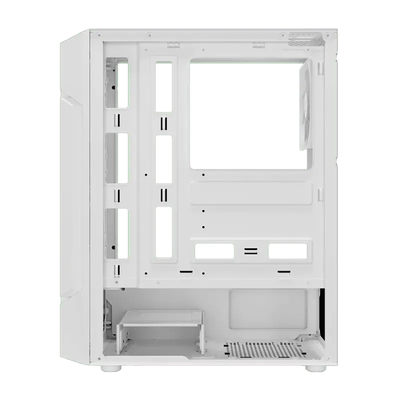 White Mid Tower Gaming Case with ARGB Fans & Tempered Glass  GC7