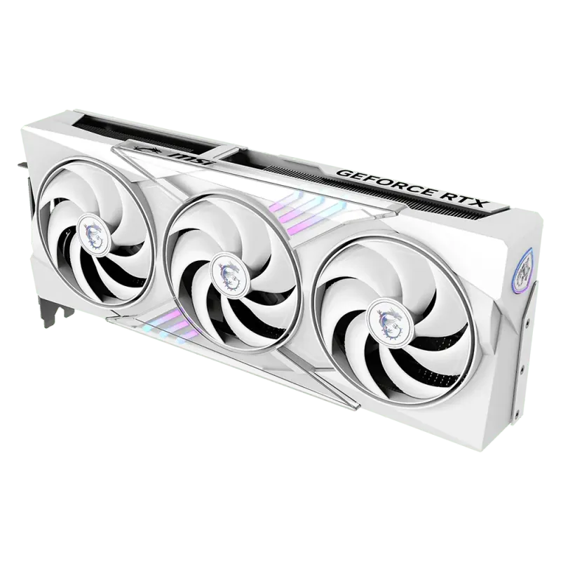 MSI GeForce RTX 5070 12GB Gaming Trio OC Graphics Card - White