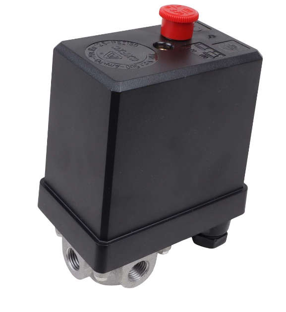 AIR CRAFT 4-Way Pressure Switch 3-Phase for Air Compressors