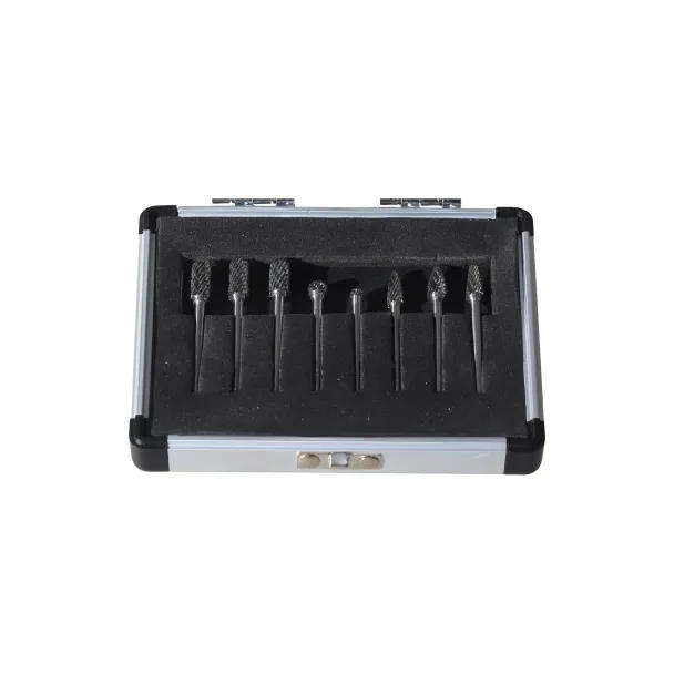 8 PCS Tungsten Carbide Burr Double Cut