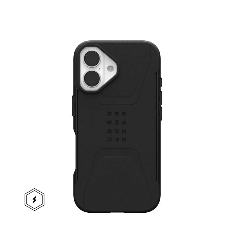 UAG iPhone 16 Magsafe Case Civilian - Black