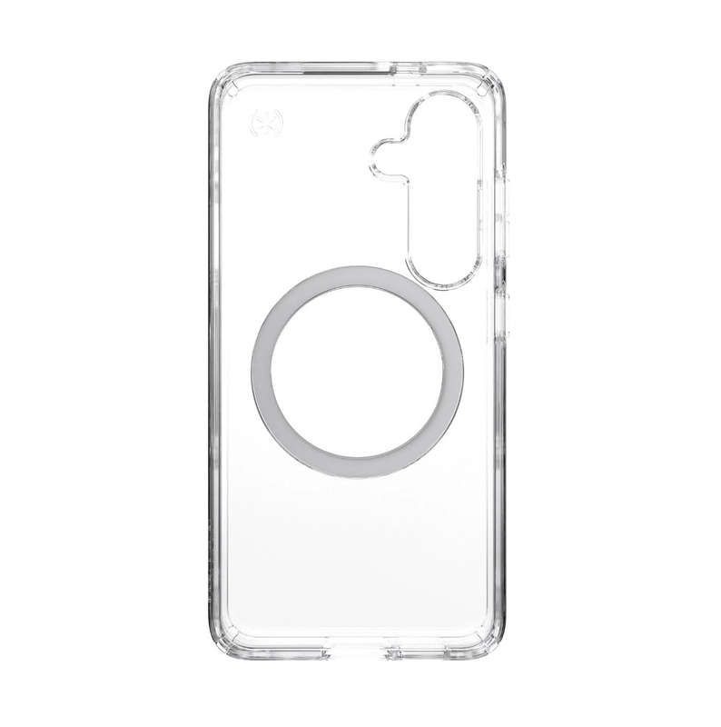 Speck Presidio Perfect Clear Magnet Case for Samsung Galaxy S25+  Clear & Chrome