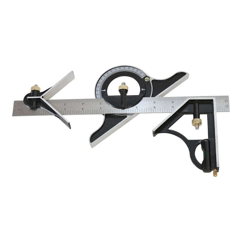 300 MM Combination Square with Protractor