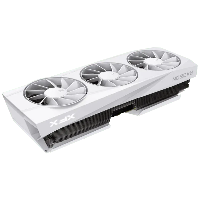 XFX Quicksilver AMD Radeon RX 9070 XT Graphics Card - White