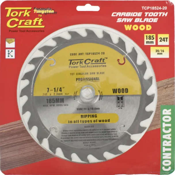 TORK CRAFT Circular Saw Blade 185 MM x 24T