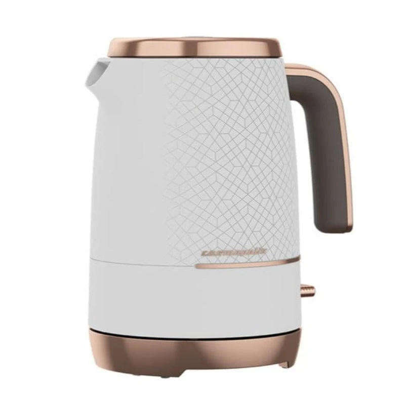 Beko 3000W Bullet Kettle 1.7 Litre White Rose Gold