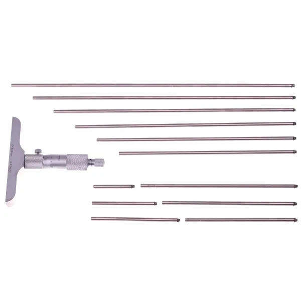 Vernier Depth Gauge with Interchangeable Rods (0300 mm)